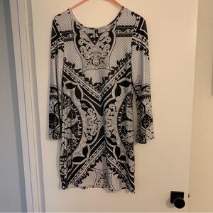 Black and White patterned dress